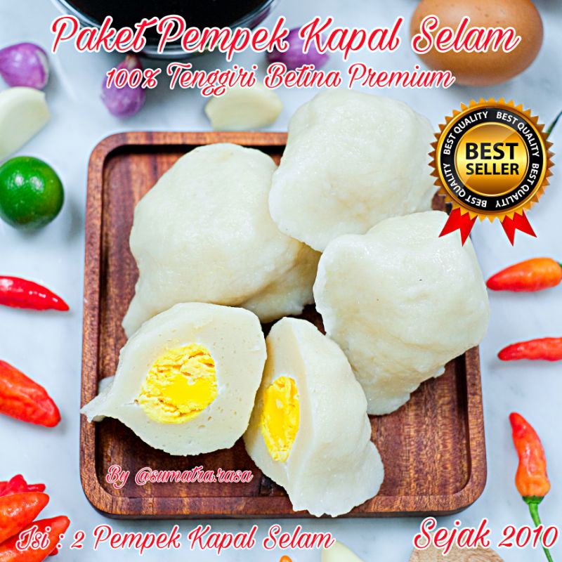 

Pempek Kapal Selam / Telur isi 2 Premium