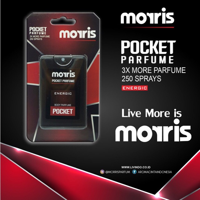 Morris Pocket Body Spray 18ml