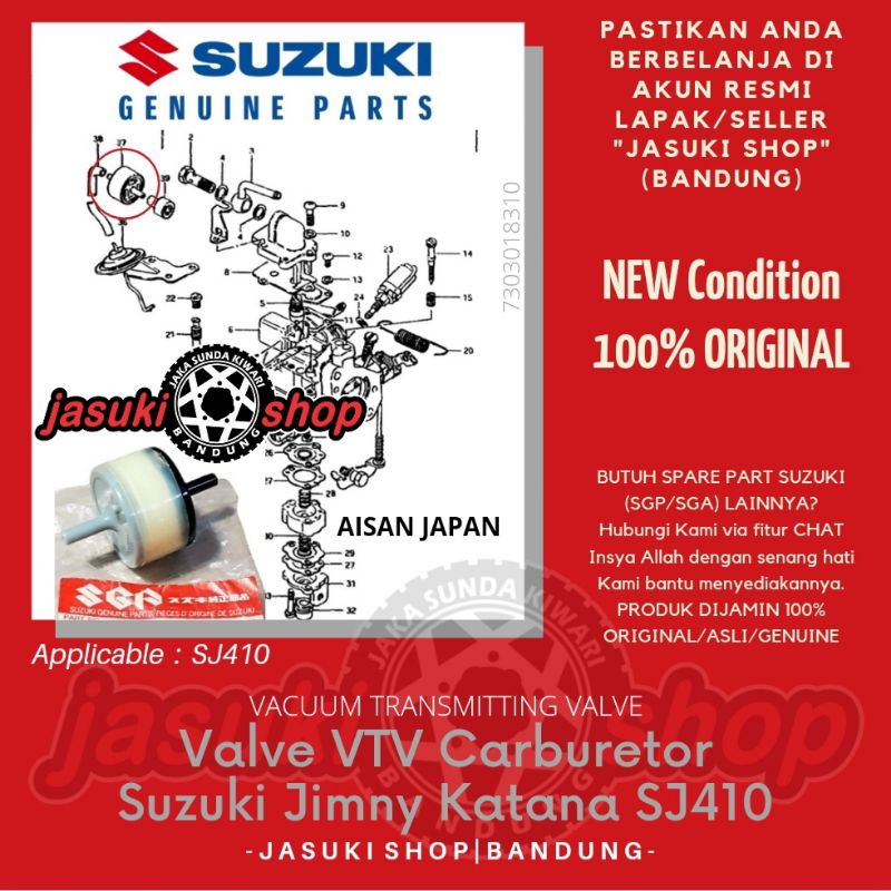 Jual Vakum VTV Vacum Vacuum Transmitting Valve Carburetor Karburator