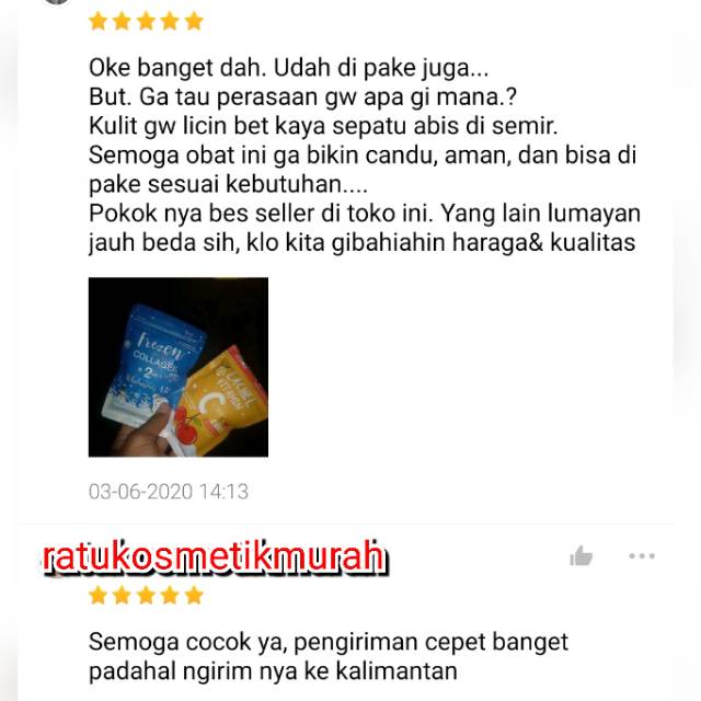 Paket  Kulit Putih Bersih ( Frozen Collagen + Lachel Vitamin C )