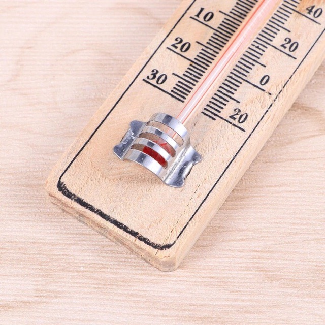 Termometer Kayu / Wooden Thermometer Air Raksa