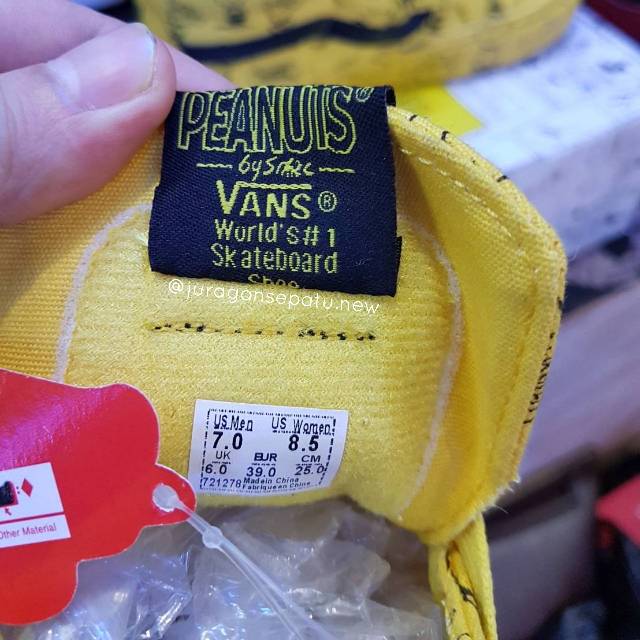 Vans Sk8-Hi x Peanuts &quot;Charlie Brown/Maize&quot;