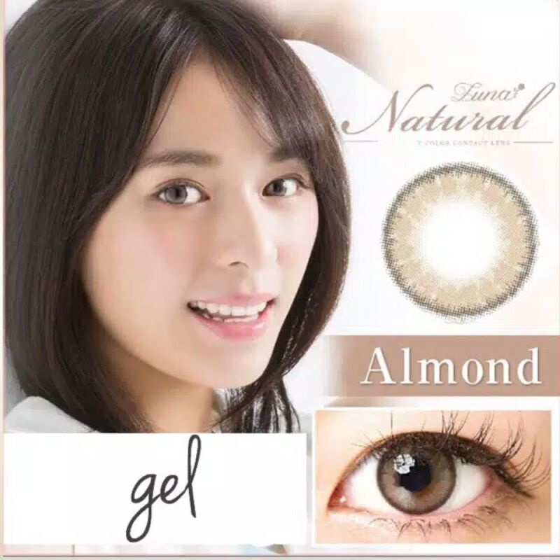 Softlens Luna Natural 14.5mm + FREE LENS CASE