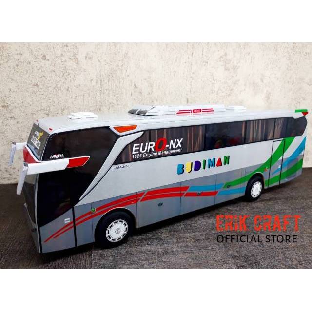 BUS TELOLET BASURI MAINAN MINIATUR BUS BIS BUDIMAN