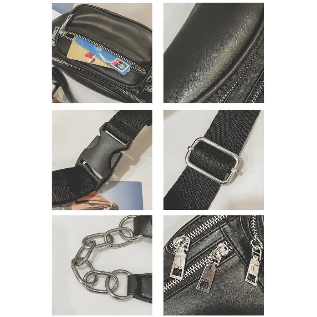GROSIR 0551 Tas Pinggang Selempang Kulit Wanita / Waist Bag Fashion Import WB-01 TAS SELEMPANG
