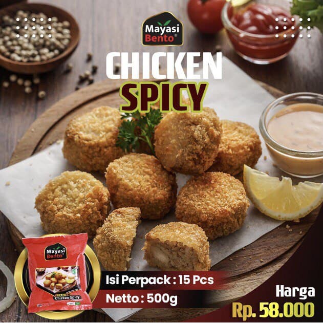 

Chicken Spicy Mayasi Bento 500gr