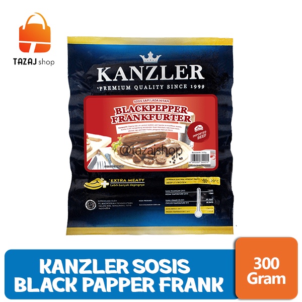 

Kanzler Sosis Black Papper Frank 300 Gram