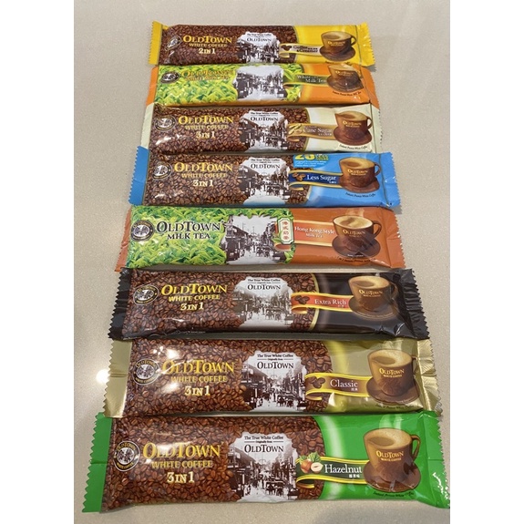 

Old Town White Coffee Hazelnut / Classic / White milk tea / Hongkong milk tea / extra rich / cane
