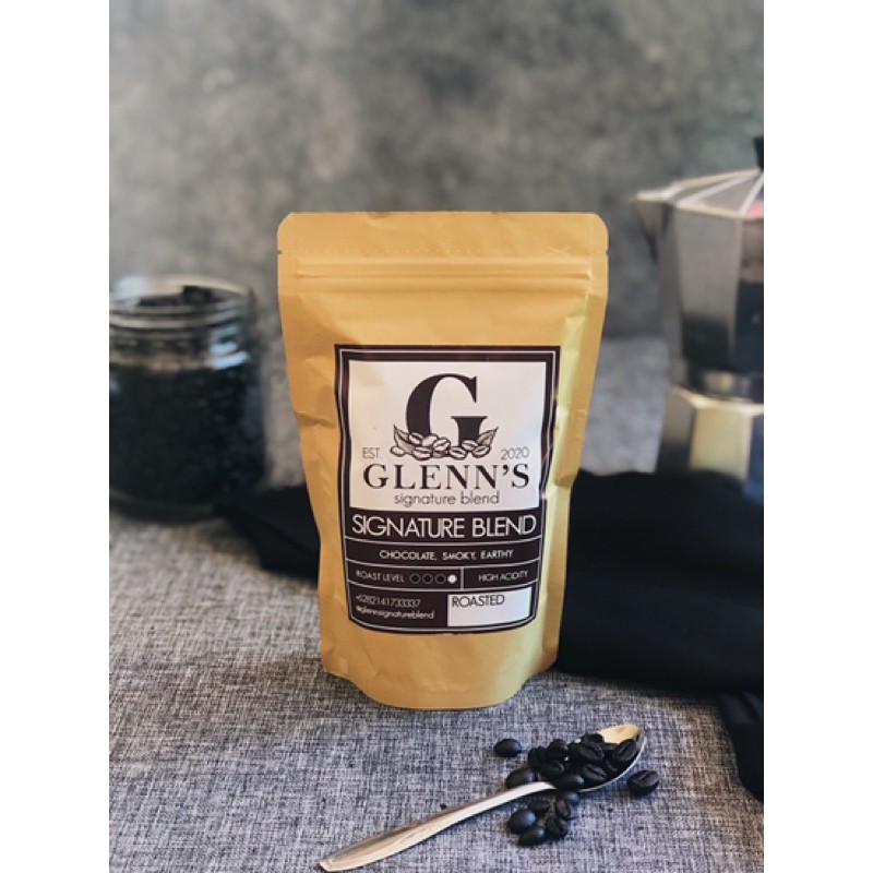 

GLENN'S COFFEE KOPI ROBUSTA BIJI BUBUK MURAH PREMIUM QUALITY (CHOCOLATE EARTHY SMOKY) ENAK LOKAL