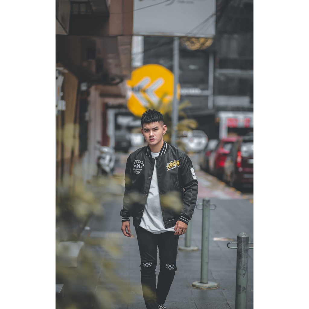 Jaket Bomber Pria Original salvio Hexia