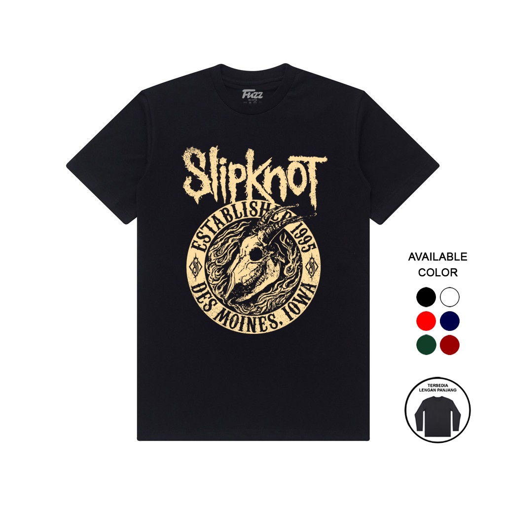 KAOS BAND SLIPKNOT | BAJU DISTRO MUSIK METAL PRIA WANITA ORIGINAL BANDUNG