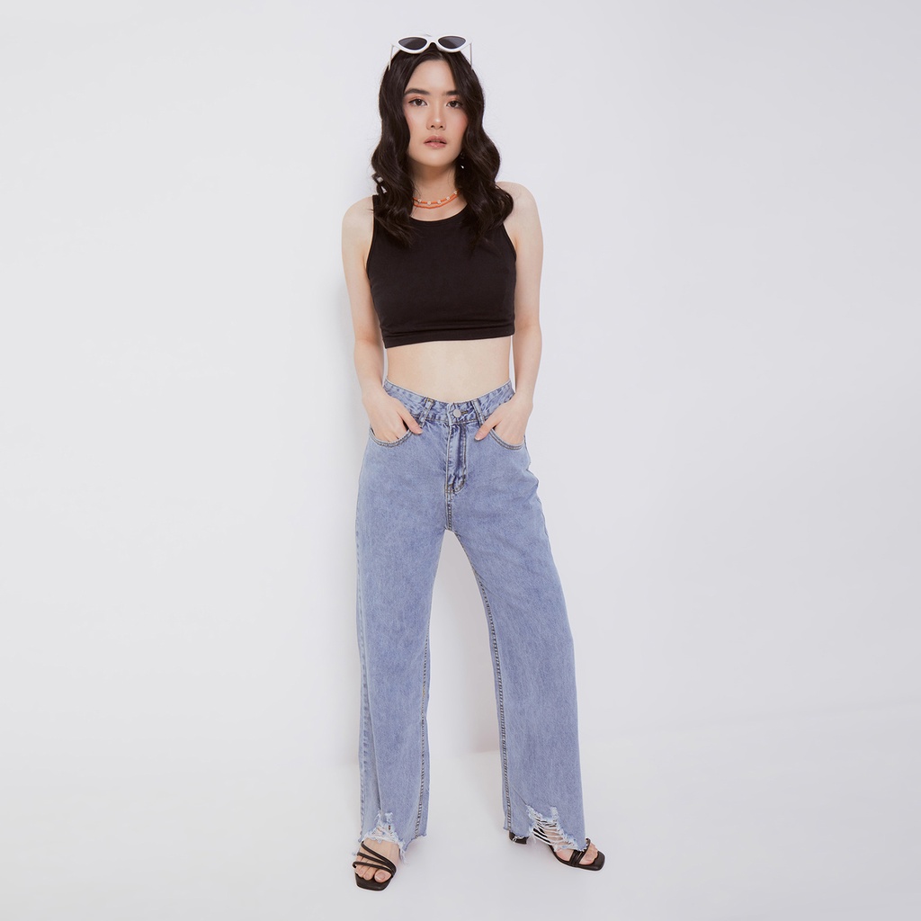 VIERLIN - Jeans 663 - HIGH WAIST LOOSE JEANS WANITA