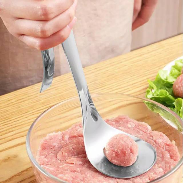 Sendok cetakan bakso stainless tebal