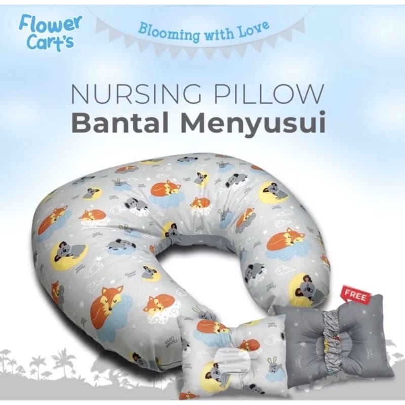 Omiland Bantal Menyusui + Bantal Lengan Panda Series / Perlengkapan Tidur Bayi