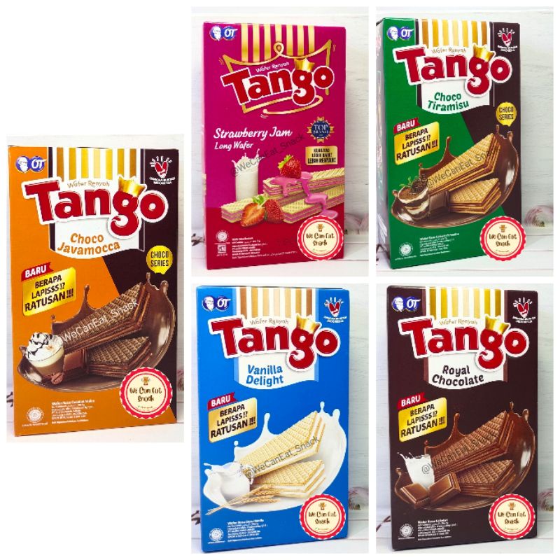 

Biskuit Wafer Tango All Variant 5gr (isi 20)