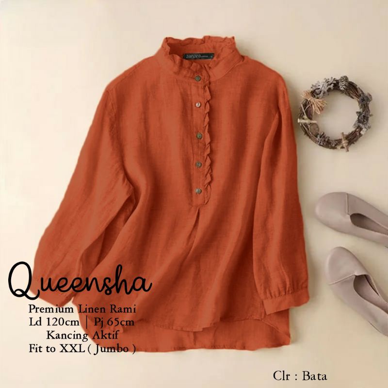 QUEENSHA BLOUSE TERBARU