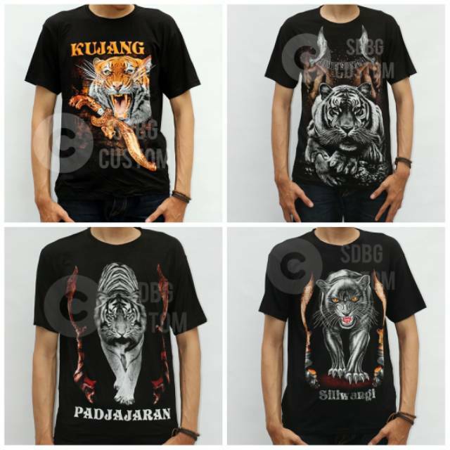 Kaos kujang siliwangi, kaos kujang padjajaran, kaos kujang maung sunda