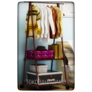  Triangle  Stand hanger rak  baju  rak  buku HB404 