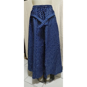 Rok panjang motif kotak dewasa model payung-6