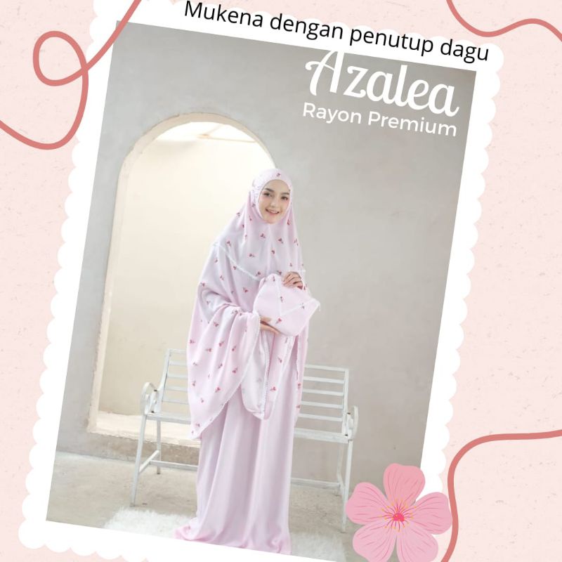 mukena dewasa telekung malaysia berdagu motif bunga terlaris dan ramai 2021