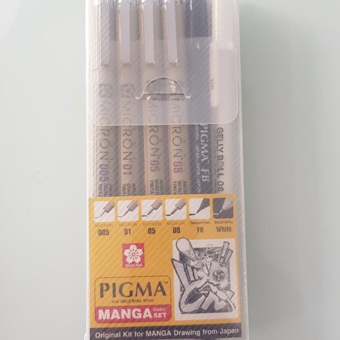 

Sakura Pigma Manga Set 6 Basic Ser Murah Meriah Ready