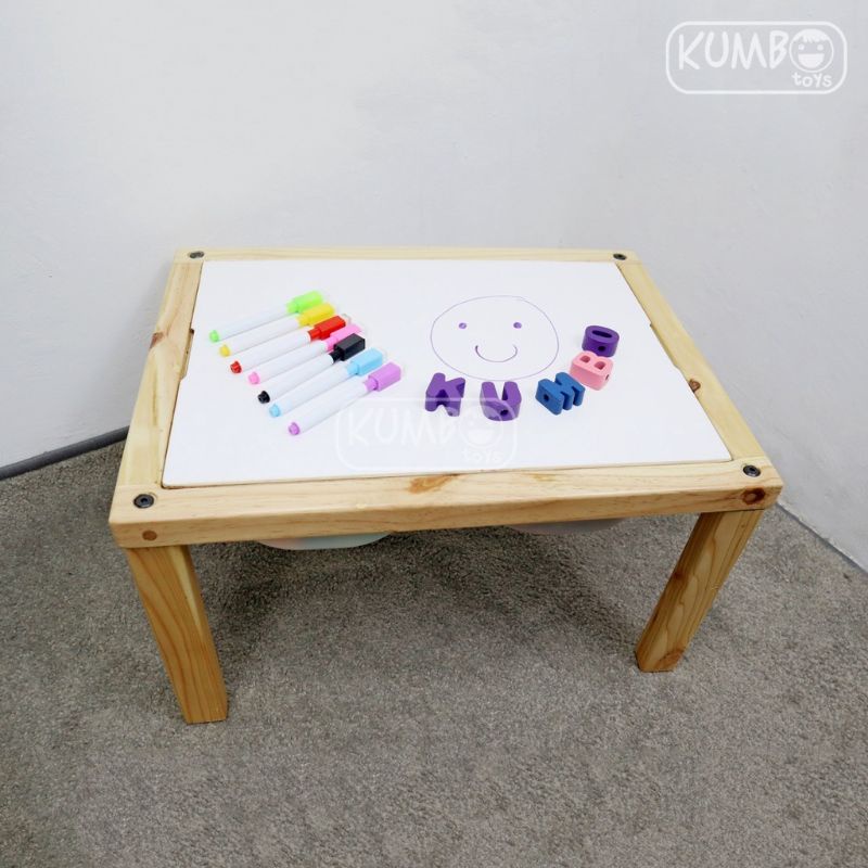 Meja Sensory Meja Belajar Montessori Table