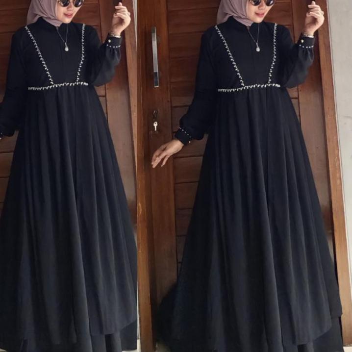 (LANGSUNG ORDER) Nabila dress vol.2 ALHAYA /Gamis pesta/gamis terbaru/gamis ceruty armani/gamis polo