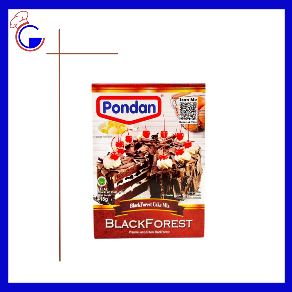 

Pondan Premix BlackForest 418Gr