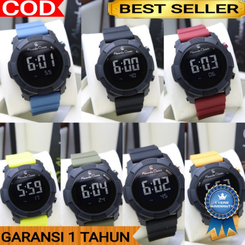 Alexandre Christie Pria Ac 9367 AC9367 Digital Original Garansi 1 Tahun