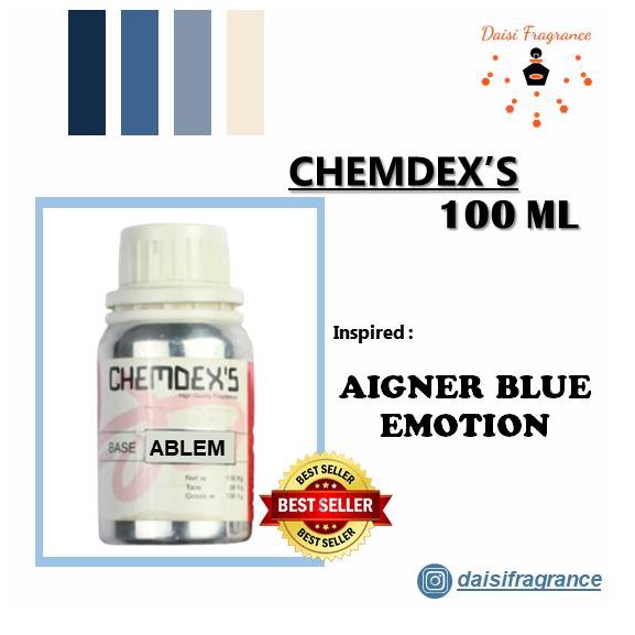 BIBIT PARFUM MURNI CHEMDEX'S AIGNER BLUE EMOTION 100 ML | CHEMDEX ABLEM | PARFUM | UNISEX | PARFUME