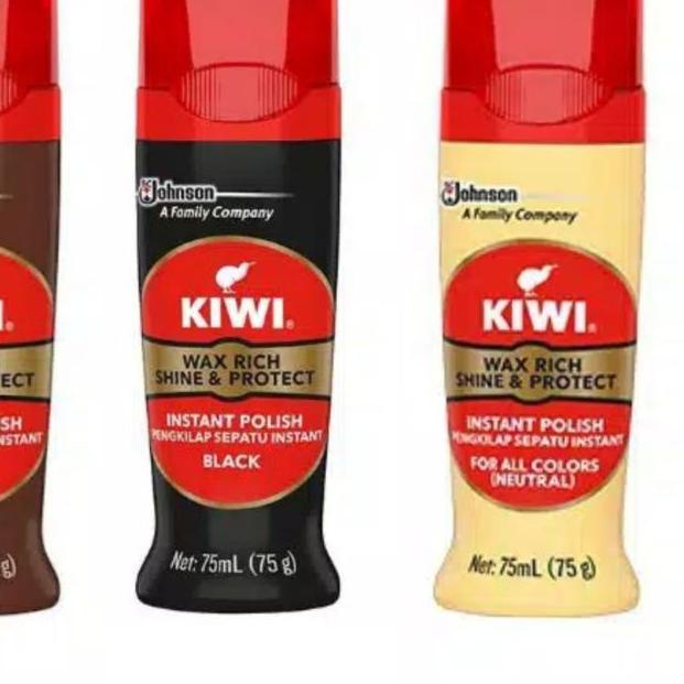 ☆ KIWI SEMIR SEPATU CAIR OLES 75 ML HITAM COKLAT NETRAL ►