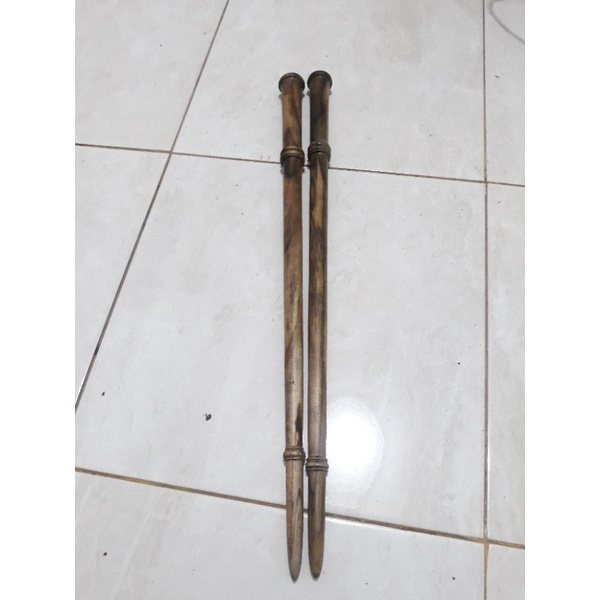 tongkat komando KAYU BERTUAH tesek sulaiman 55 cm
