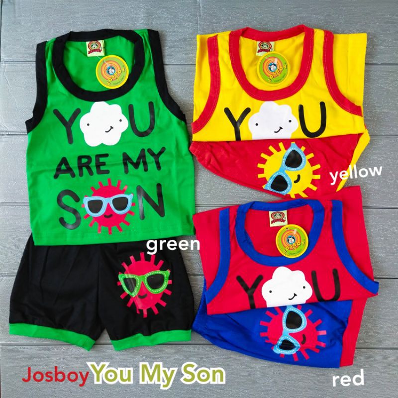 COD Setelan Jossboy usia 3-9 bulan baby / bayi /  anak laki laki / boy / cowok kado murah lucu