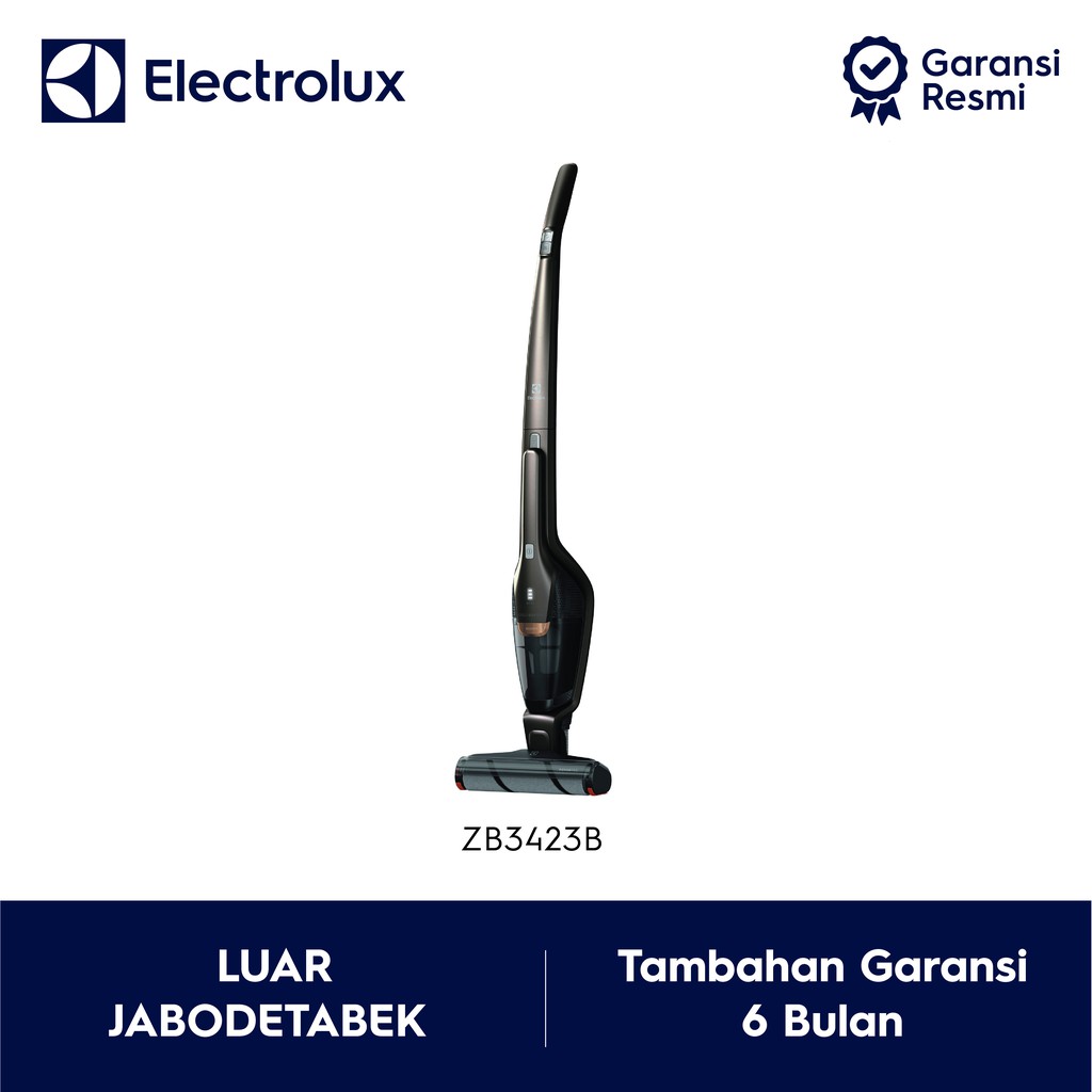 

Electrolux Vacuum Cleaner Cordless ZB 3423B / ZB3423B / ZB 3423 B - Luar Jabodetabek