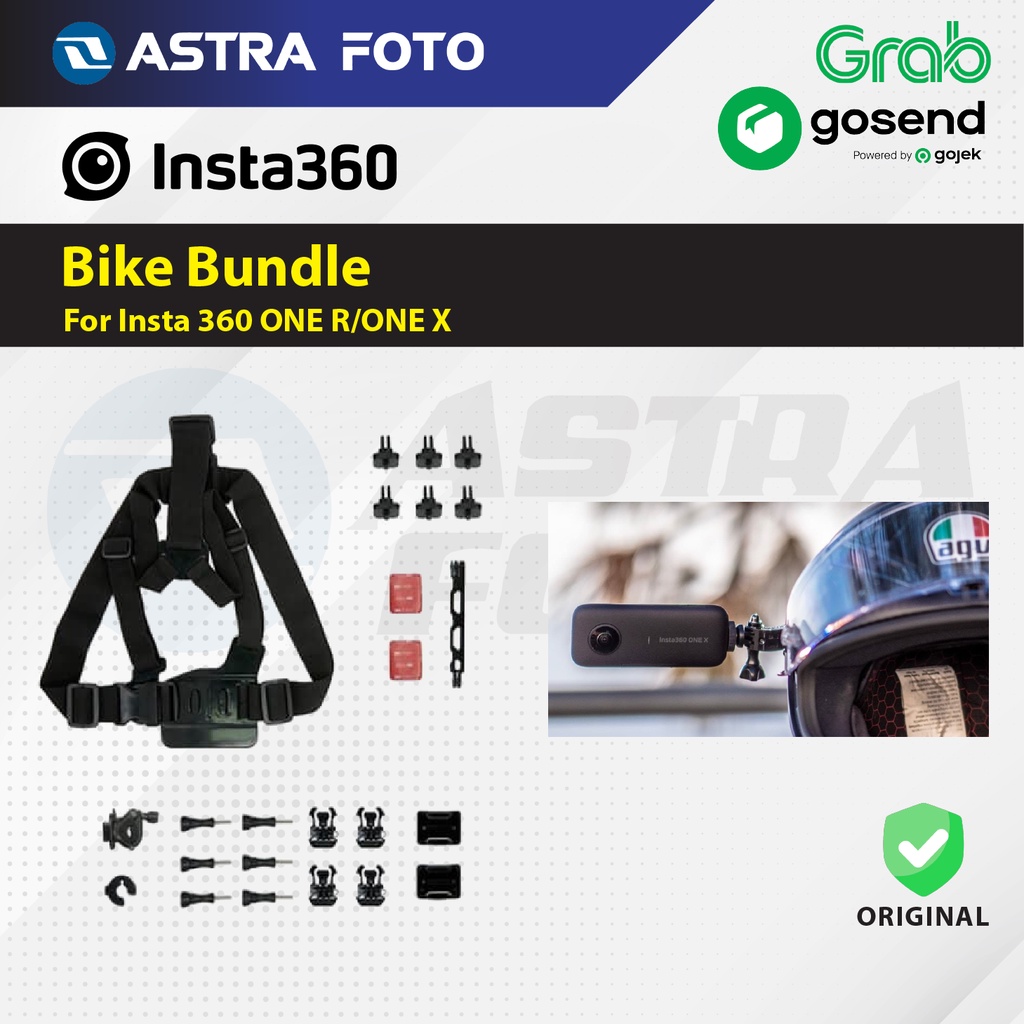 Jual Insta360 Bike Bundle Mount For Insta 360 Action Camera / One R