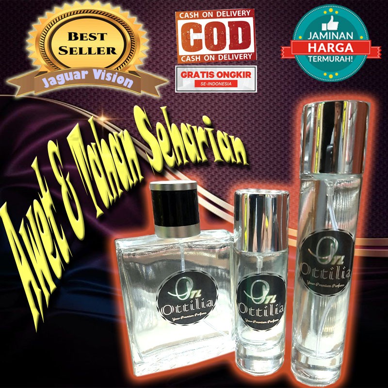 Parfum farfum parfume minyak wangi pria cowok laki laki cowo tahan lama non alkohol jaguar vision