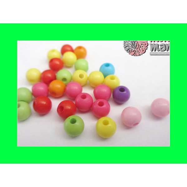 Manik Plastik Bulat  PLA-019 Ring Bulat
