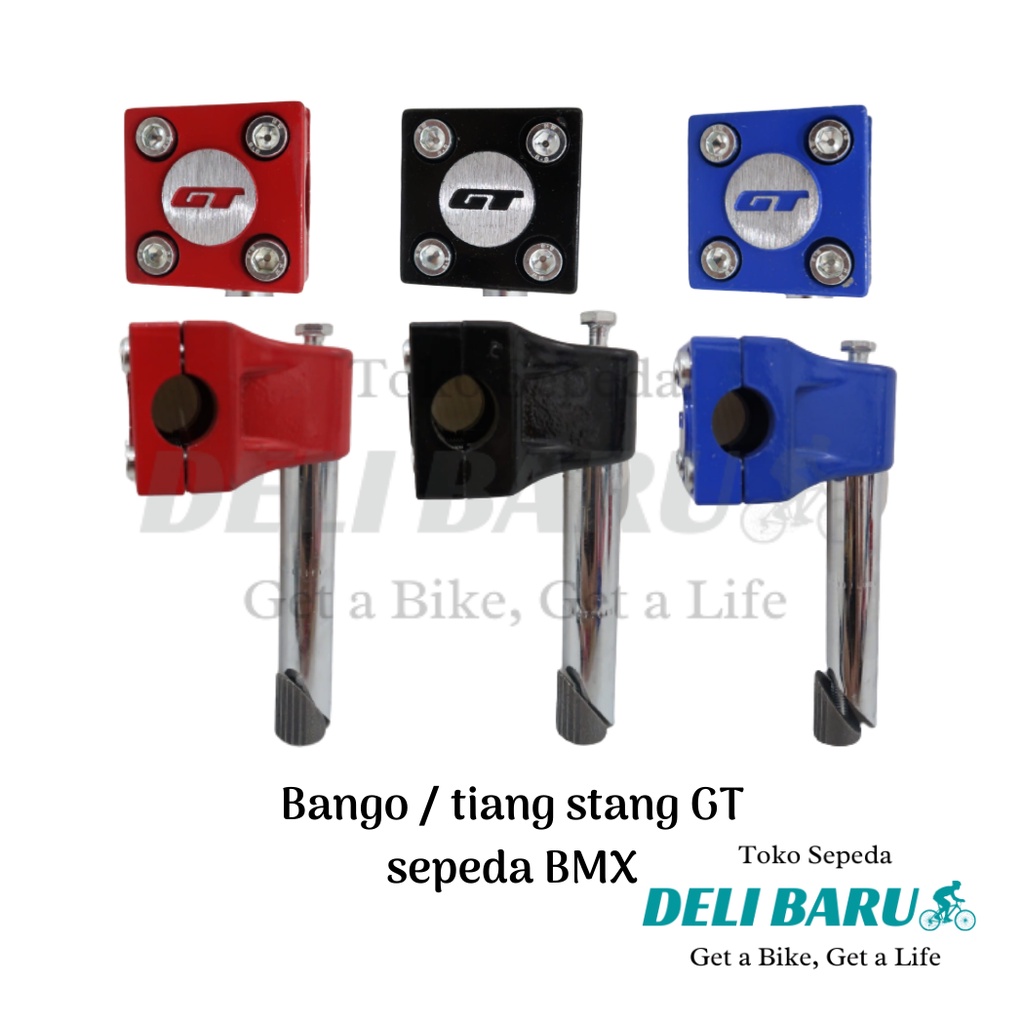 Bango stem tiang stang 21,1 sepeda anak, BMX GT