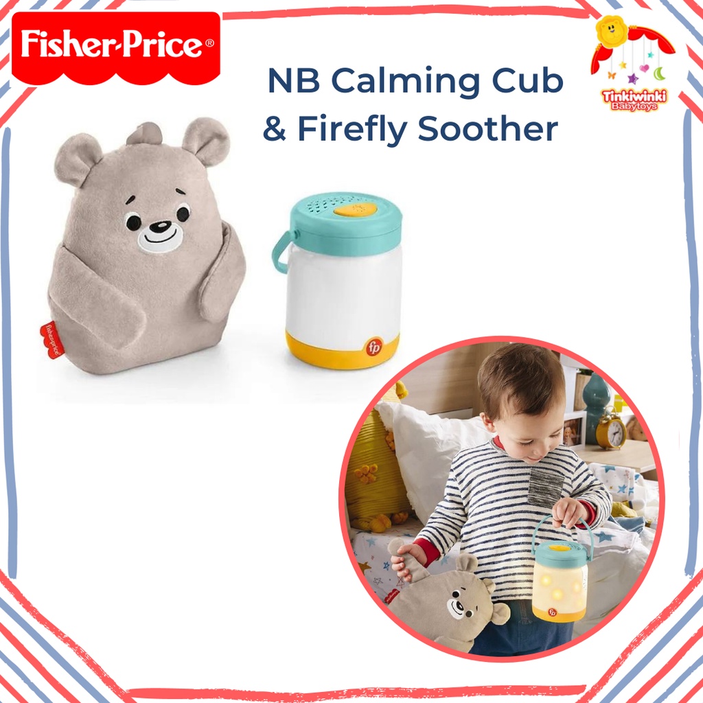 Fisher Price NB Calming Cub and Firefly Soother