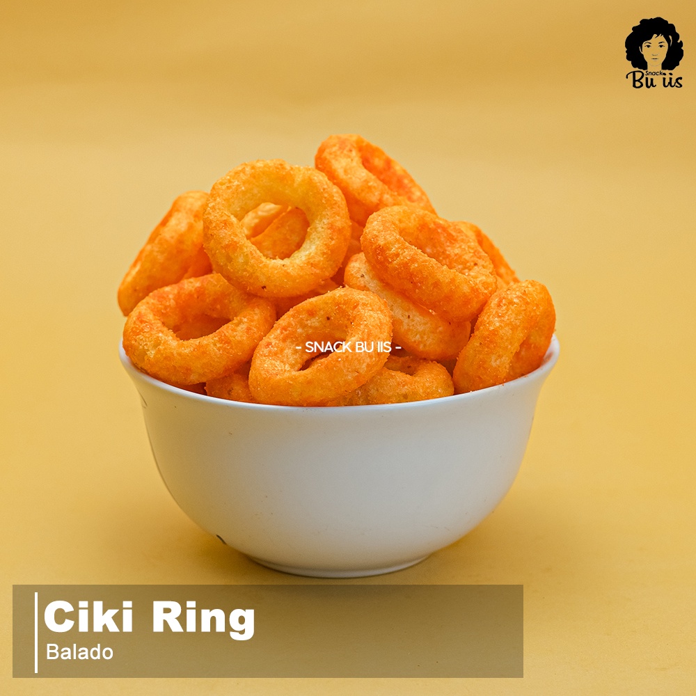 

250gram Ciki Ring Keju/Balado Snack Bu Iis Cemilan Sukabumi Ciki Cincin