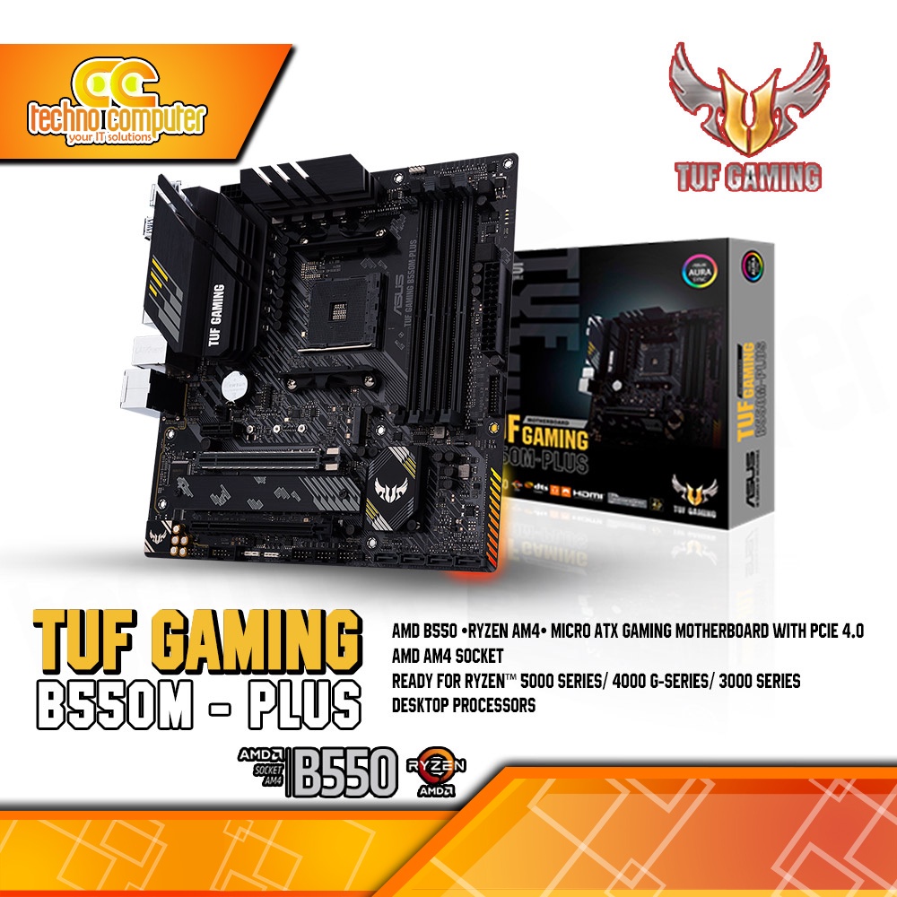 Jual MOTHERBOARD ASUS TUF GAMING B550M PLUS - MATX, AM4, B550, DDR4 ...