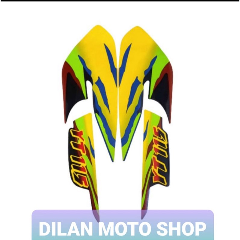 Lis Striping stiker Yamaha Yt 115 hijau