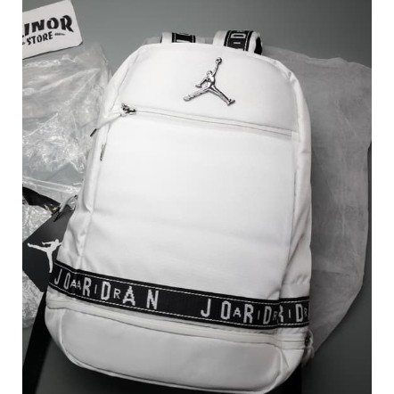 white air jordan backpack