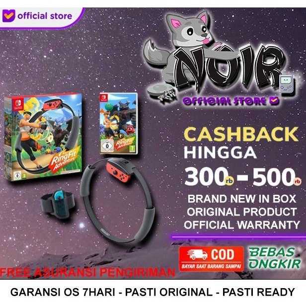 NINTENDO SWITCH RING FIT ADVENTURE / RINGFIT ADVENTURE ENGLSH
