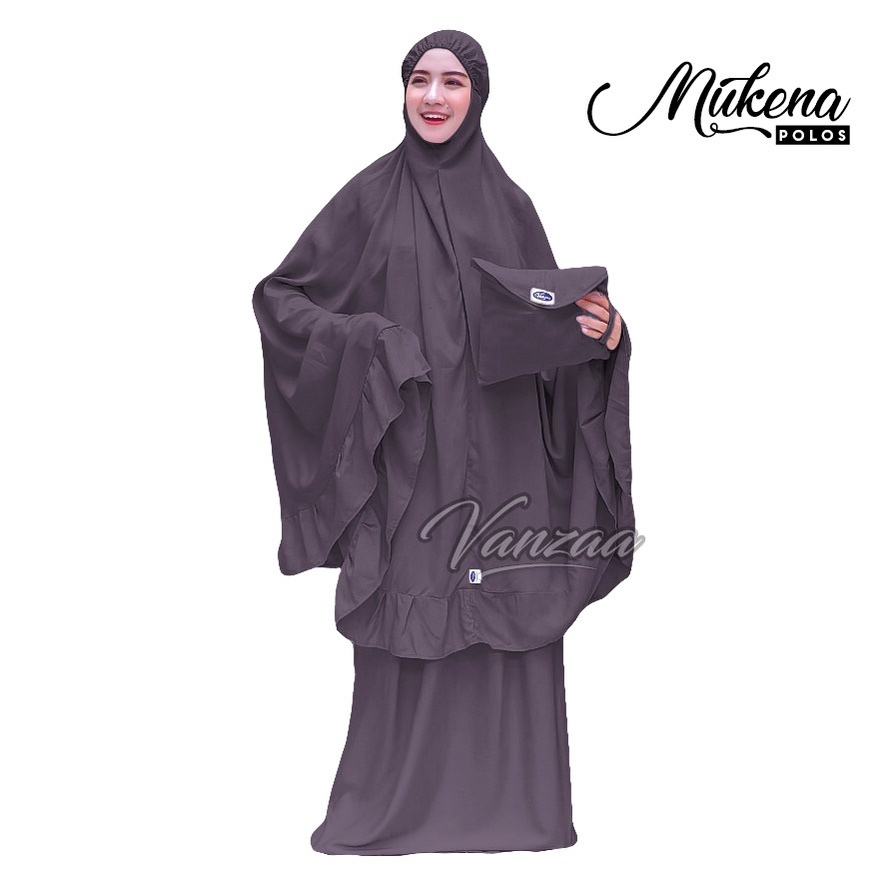 Mukena Bali Polos Mukena Dewasa Super Jumbo Original By Vanzaa Collection New 2022