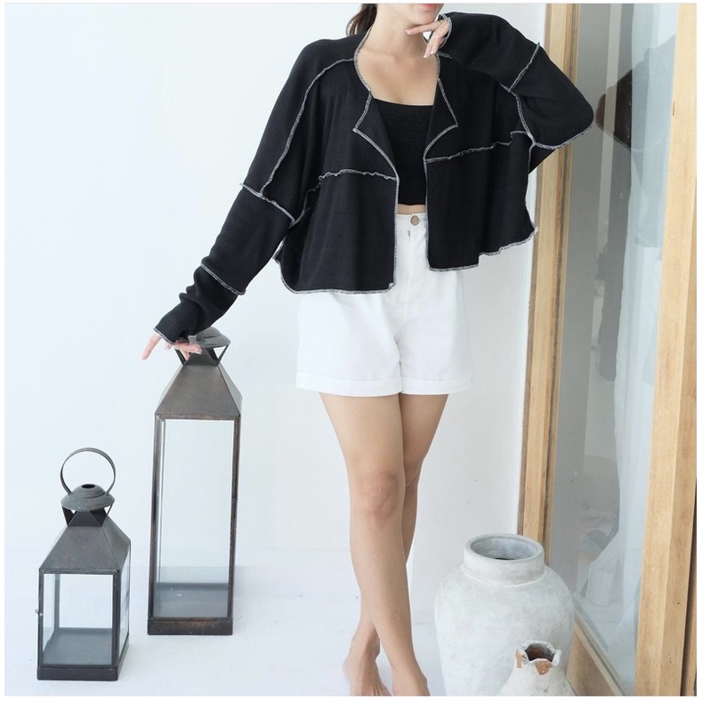 OUTER CARDIGAN RIB PREMIUM