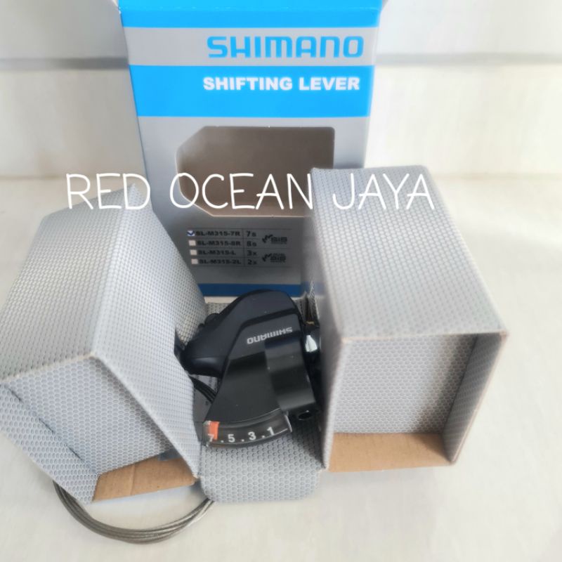 shimano shifter kanan altus m315 7 speed m 315 right 7speed 7sp
