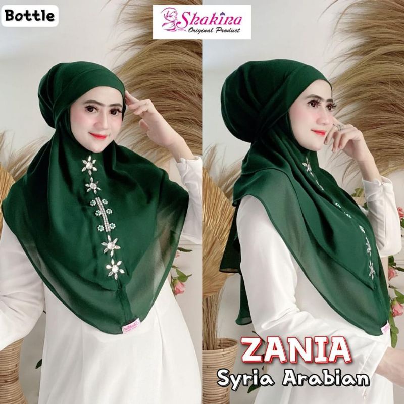 Jilbab instan Bergo Ceruti Zania Syria Arabian Ori Shakina Hijab-Bottle