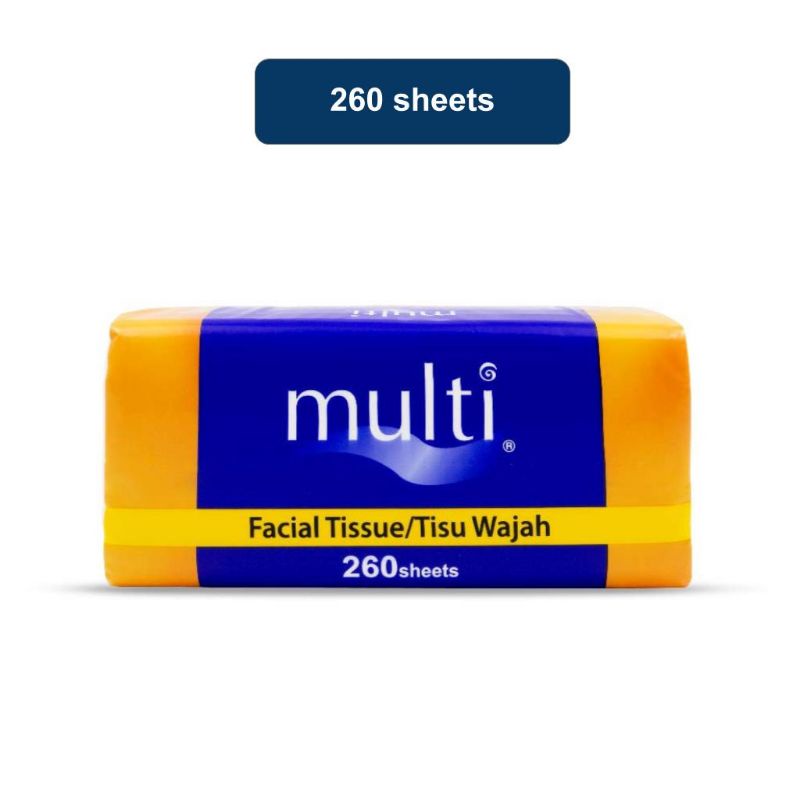 See u Classic Facial Tisu/Tissu Wajah TERMURAH - 250 Sheet-Multi - 260 Sheet