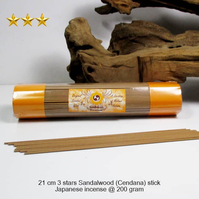 Dupa/hio wangi harum sukhavati cendana premium stick japanese incense 21cm 3 stars 200gram